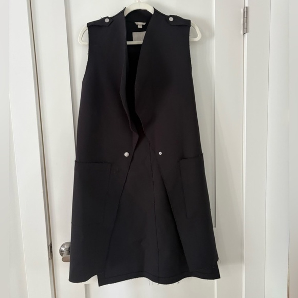 SOIA & KYO | long black vest size small
